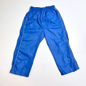 REI E1 Element Kids 4T Hiking Rain Pants Blue Waterproof White Piping